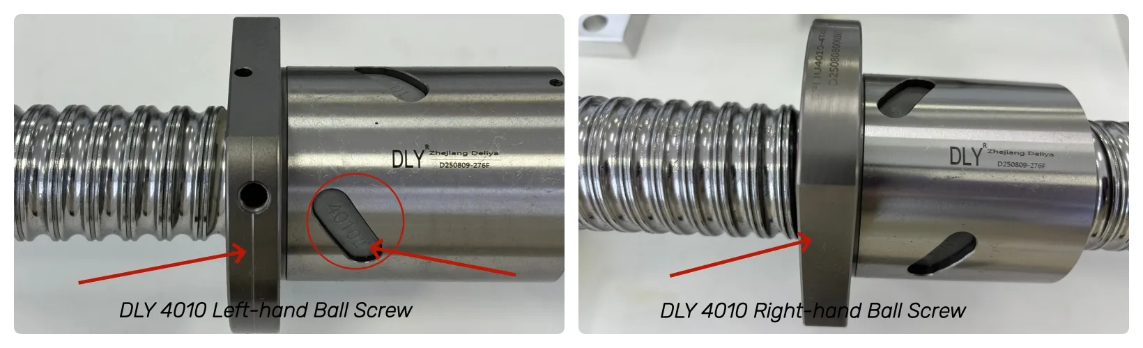 DLY left-hand ball screws